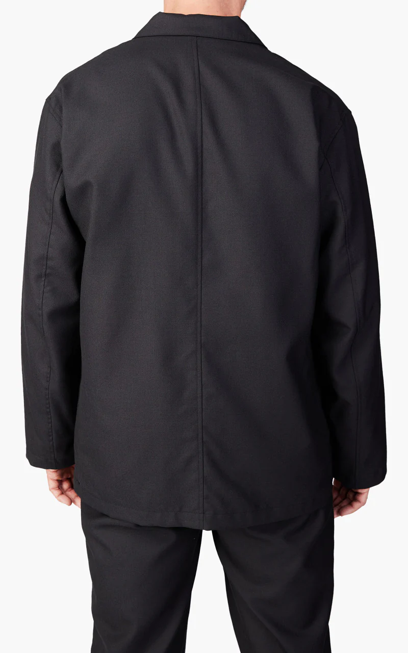 Still By Hand Relaxed Wool Jacket Ink Black - Image 7