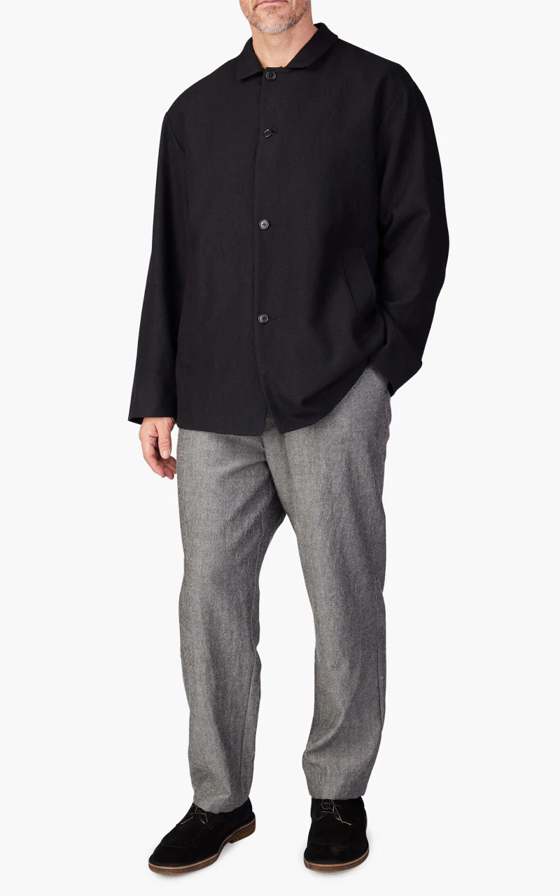 Still By Hand Shetland Wool Jacket Black - Image 2