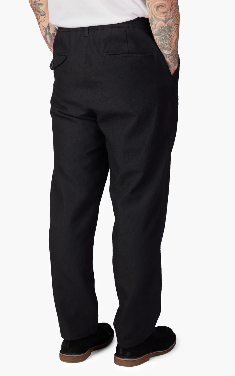 Still By Hand Shetland Wool Pants Black - Image 6