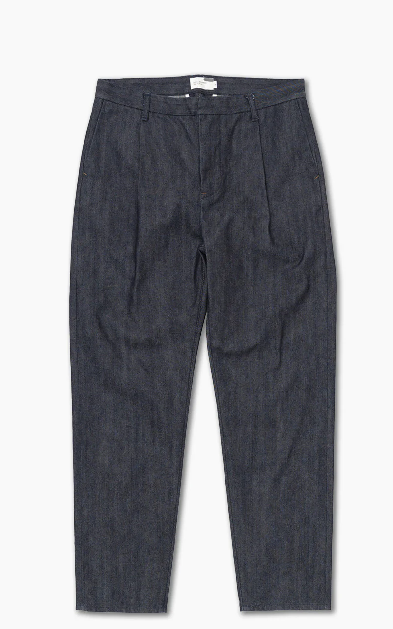 Still By Hand Tapered Denim Pants Indigo