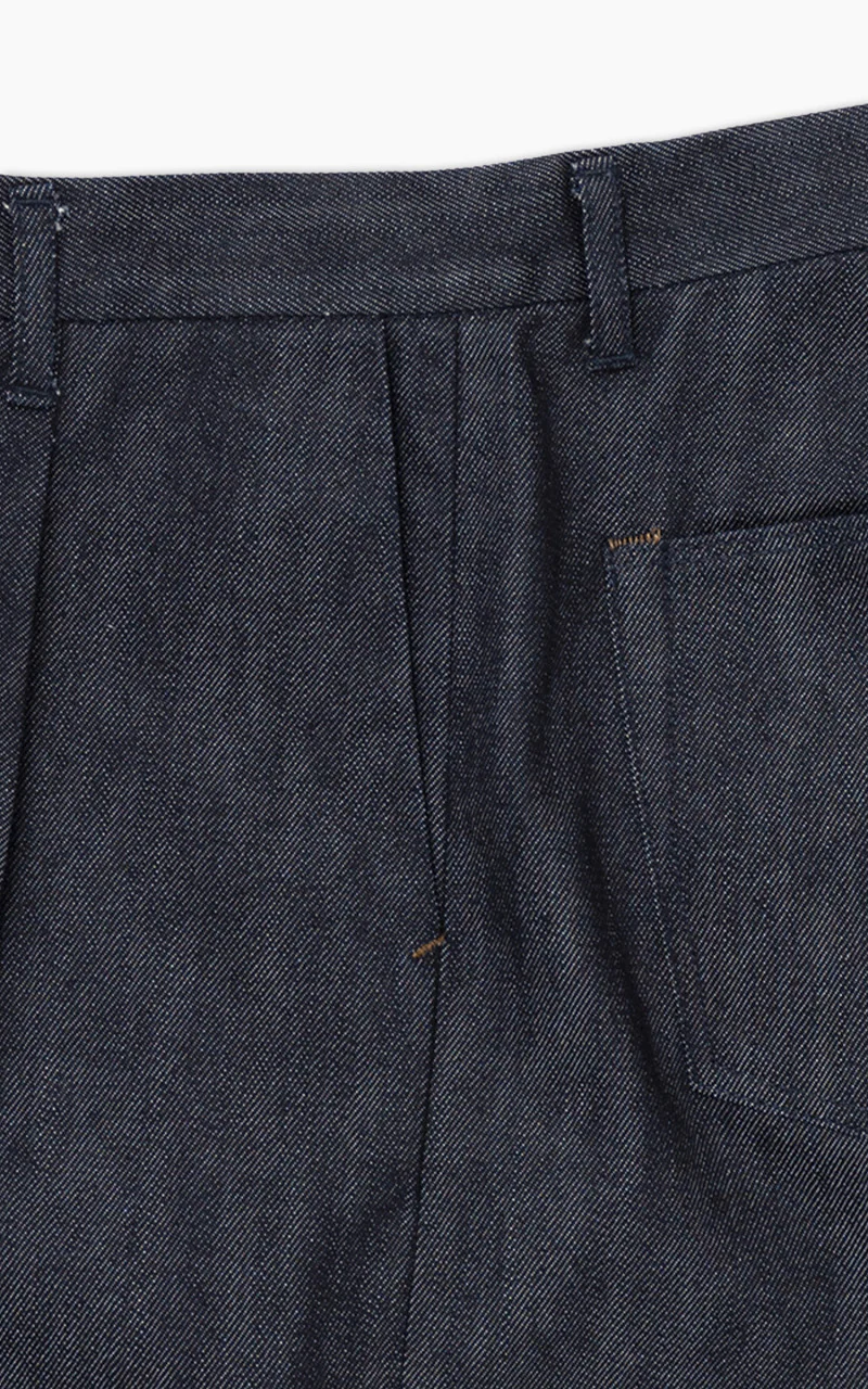 Still By Hand Tapered Denim Pants Indigo - Image 8