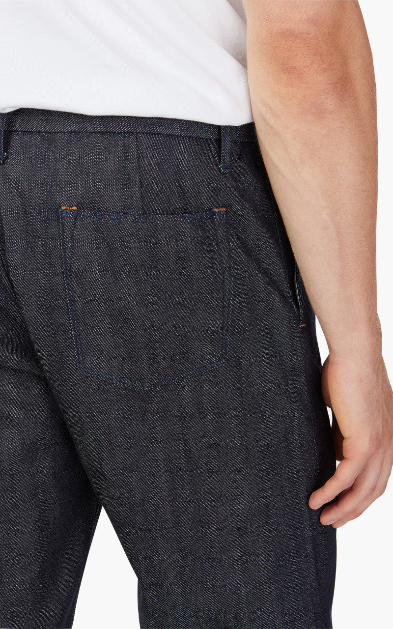Still By Hand Tapered Denim Pants Indigo - Image 9