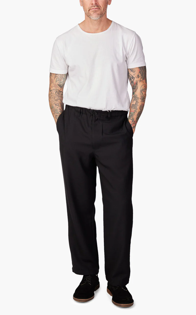 Still By Hand T/W Easy Pant Black - Image 2