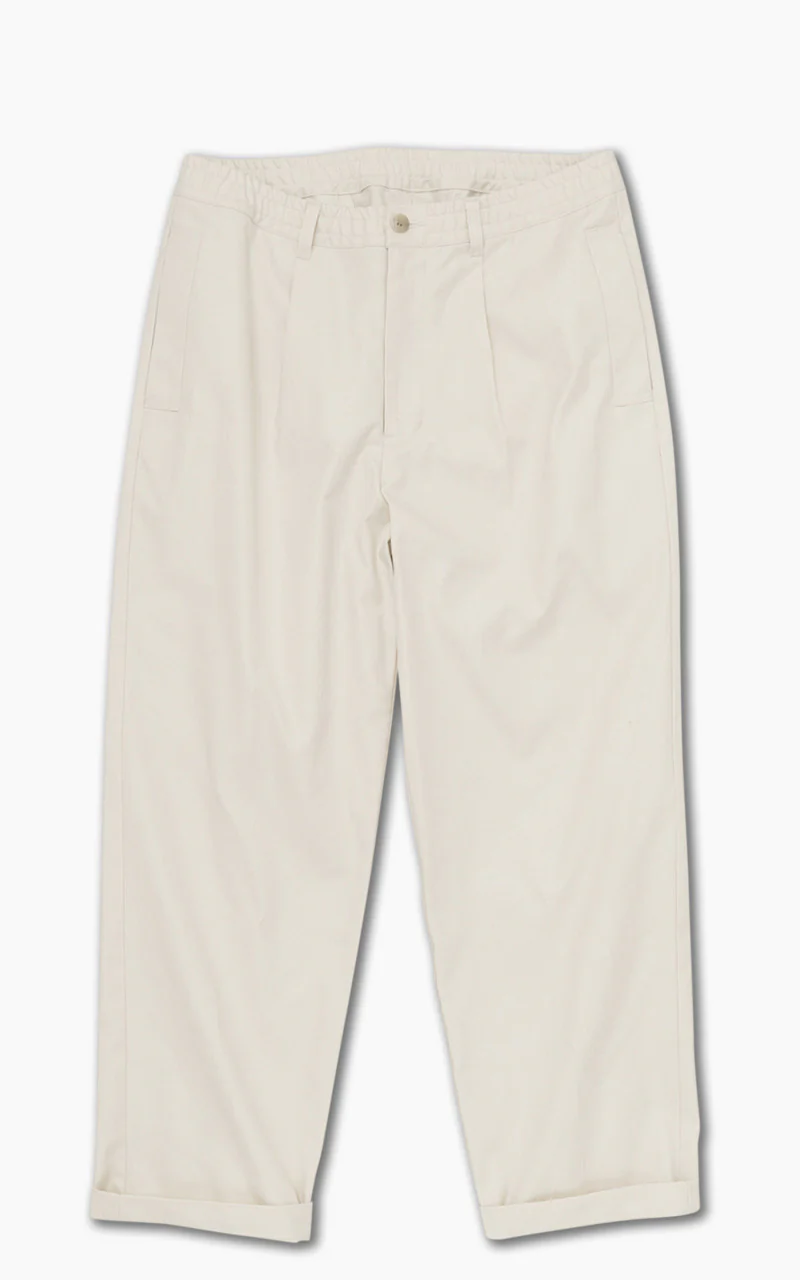 Still By Hand Welt Side Pocket Pants Ecru