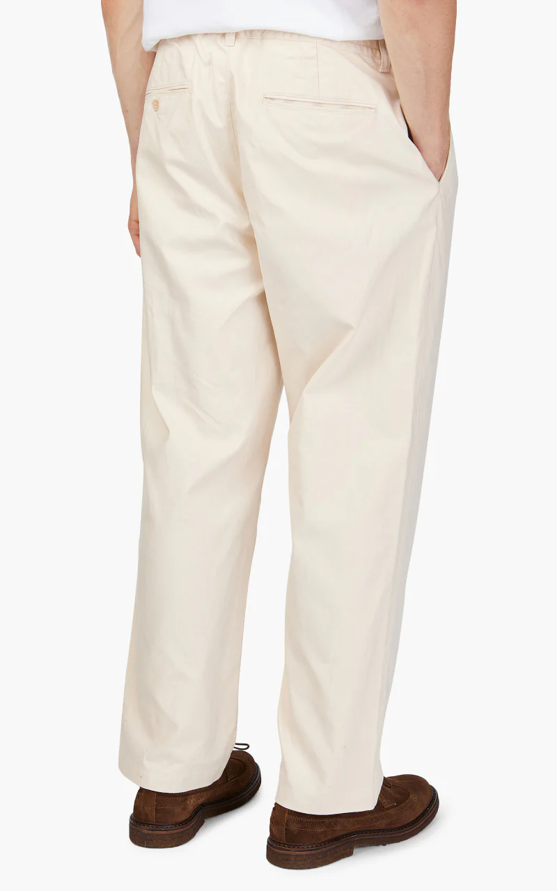 Still By Hand Welt Side Pocket Pants Ecru - Image 6