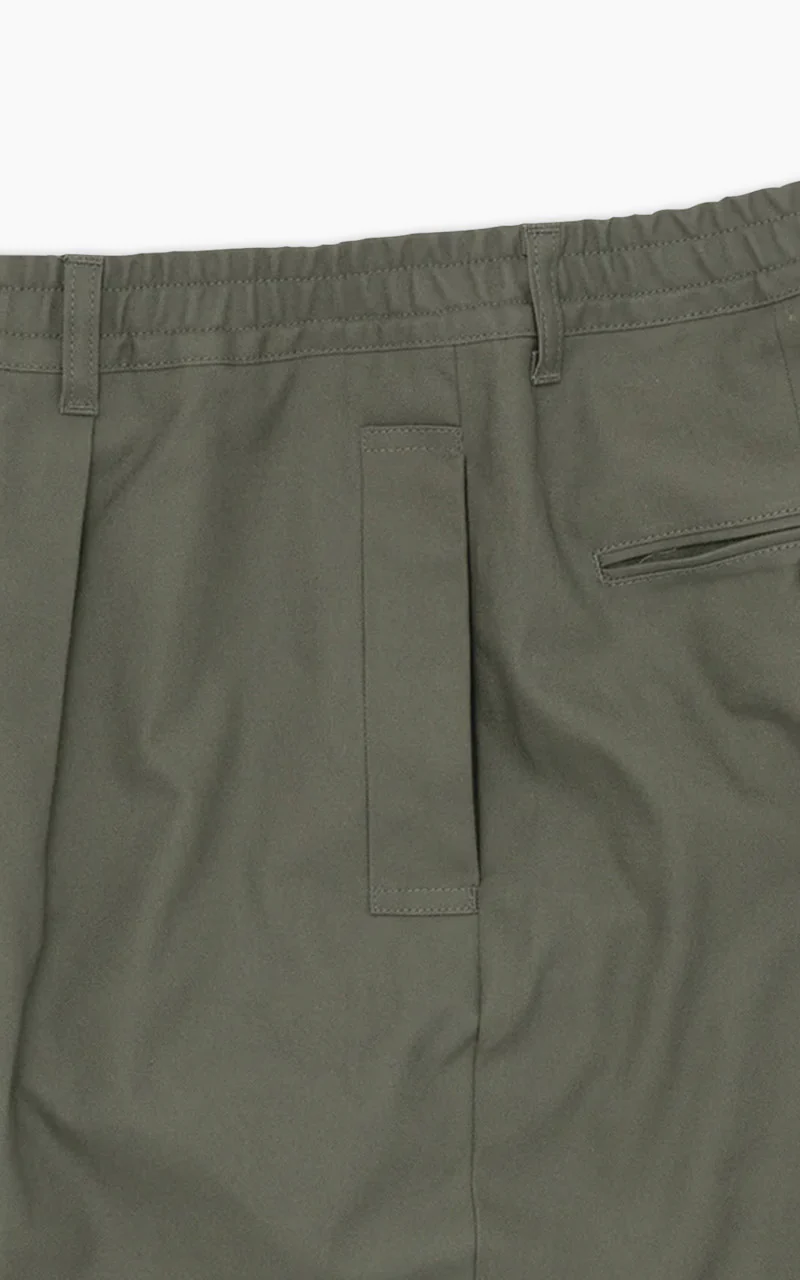 Still By Hand Welt Side Pocket Pants Olive - Image 7