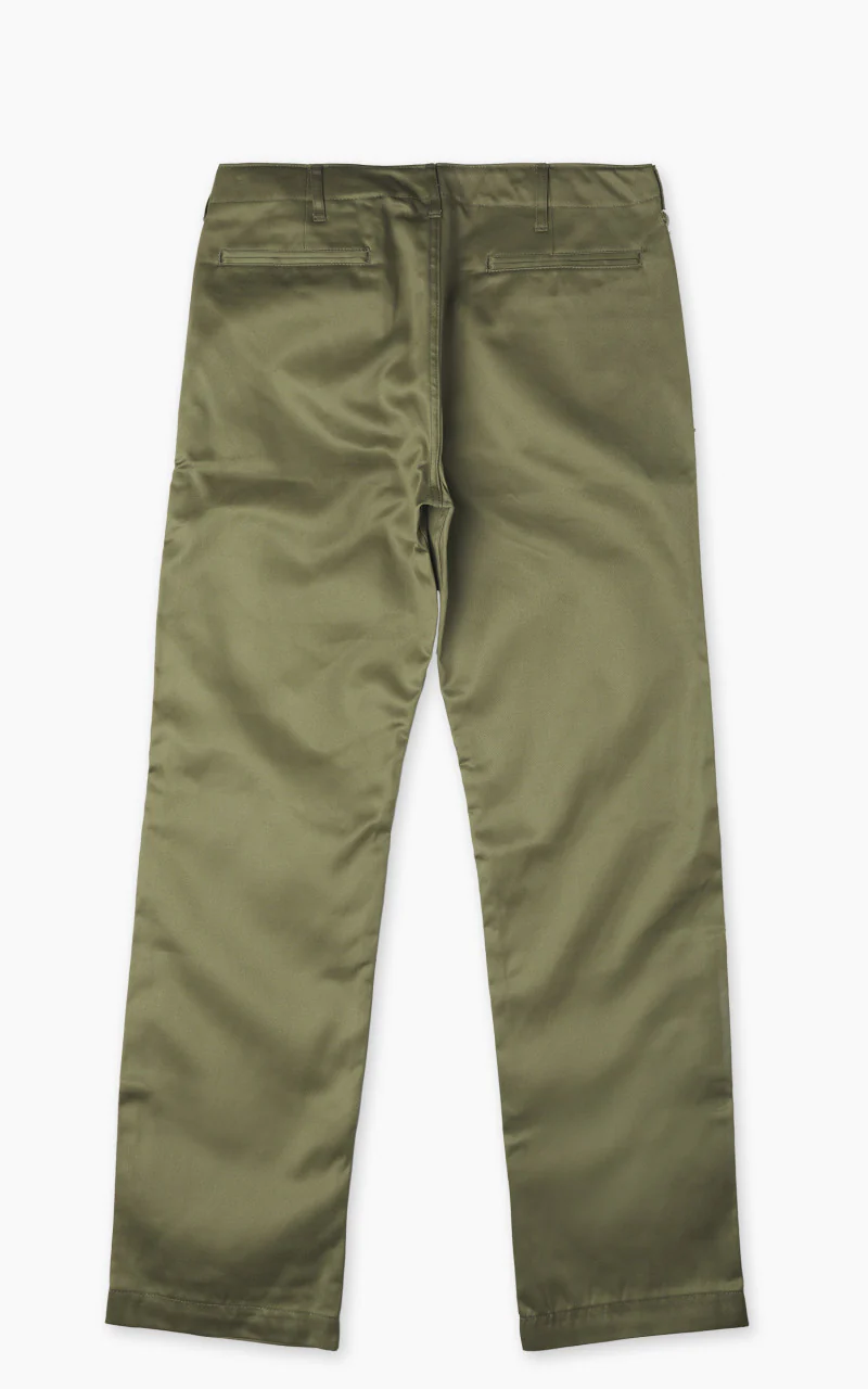 Studio D'Artisan 1874 Chino Trousers Army Green - Image 5