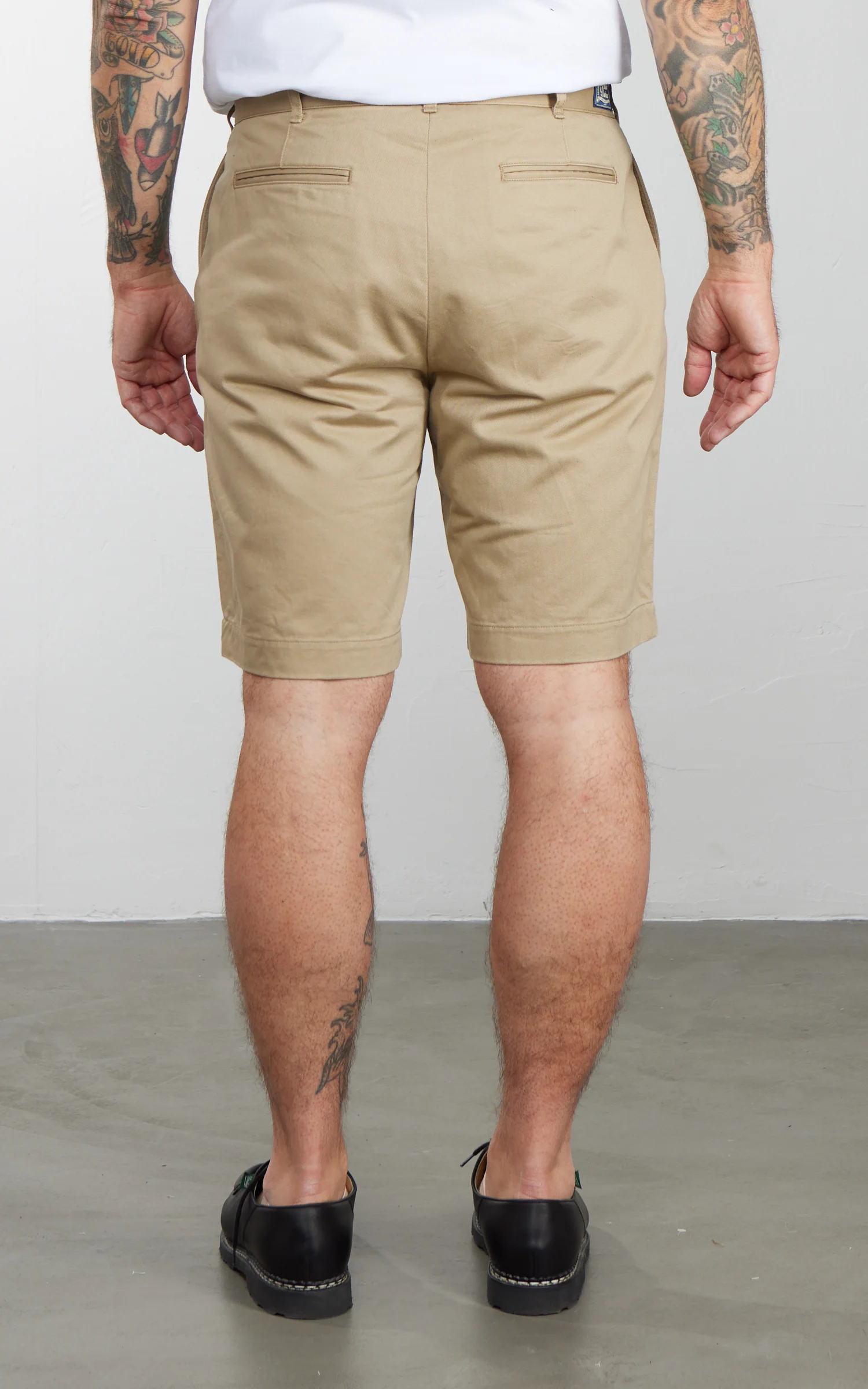 Studio D'Artisan 1925 Chino Shorts Beige - Image 4