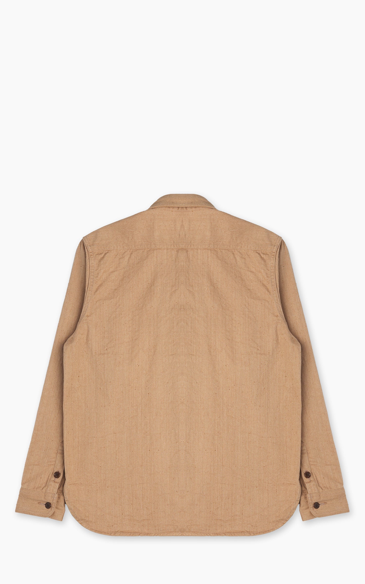 Studio D'Artisan 5740 Fox Cotton Work Shirt Brown - Image 3
