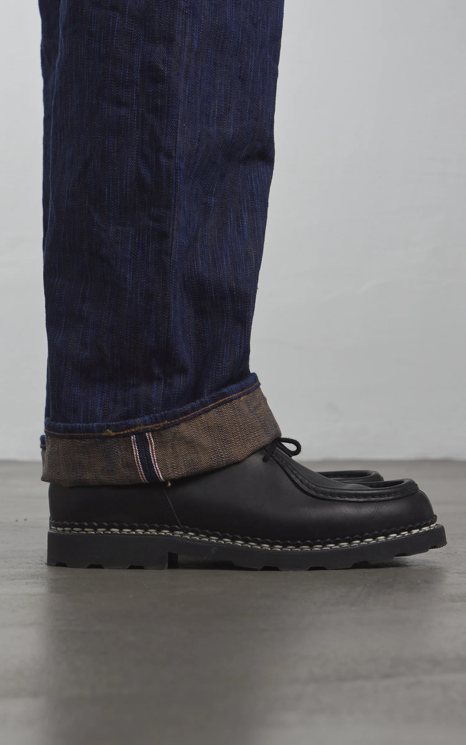 Studio D'Artisan D1905 "Awa Sho-Ai Kakishibu" Regular Straight Selvedge Jeans One Wash Indigo - Image 13