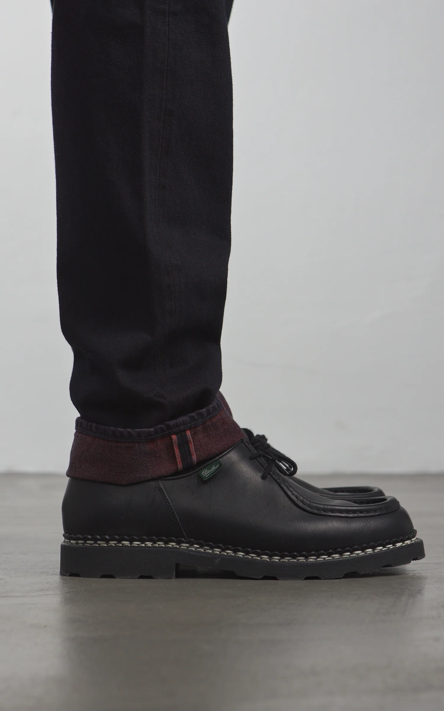 Studio D'Artisan D1908 "Bengala-Dye" Relaxed Tapered Selvedge Jeans Indigo/Red - Image 13