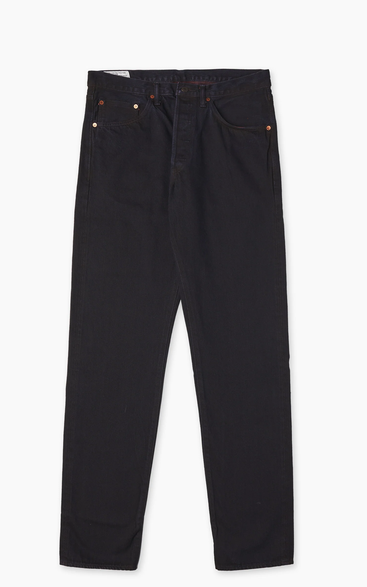 Studio D'Artisan D1908 "Bengala-Dye" Relaxed Tapered Selvedge Jeans Indigo/Red - Image 4