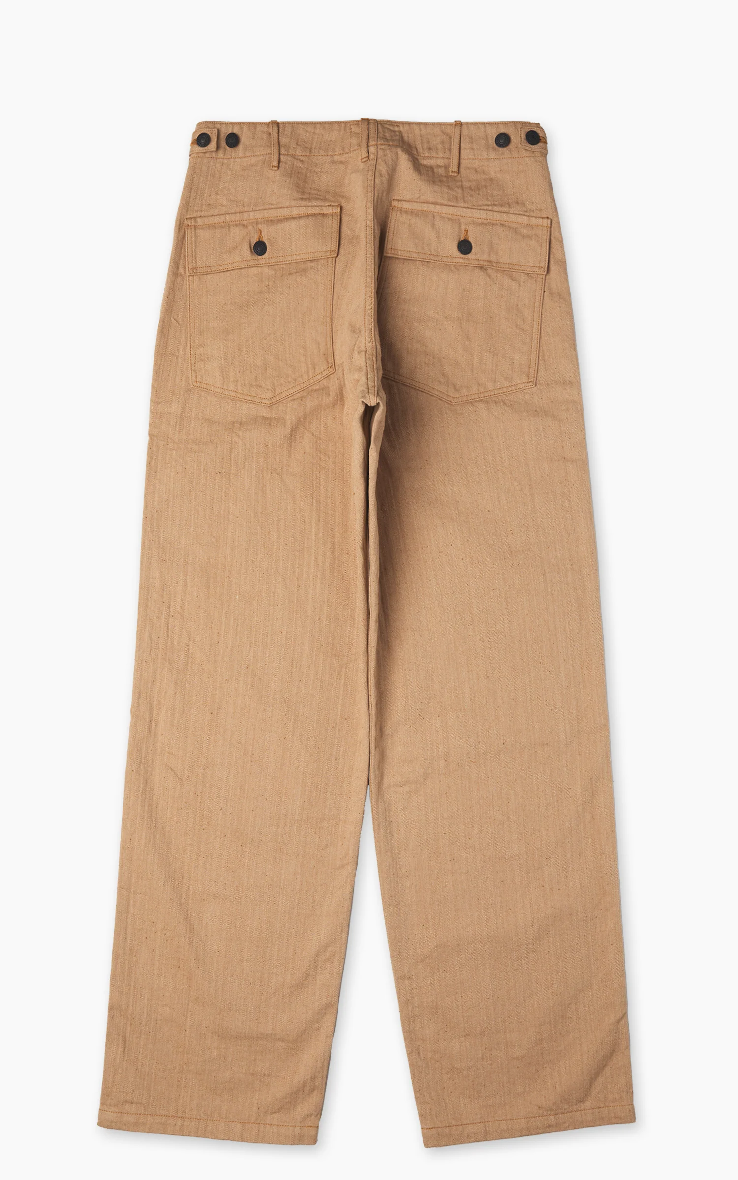 Studio D'Artisan 1917 Fox Cotton Baker Pants Brown - Image 3