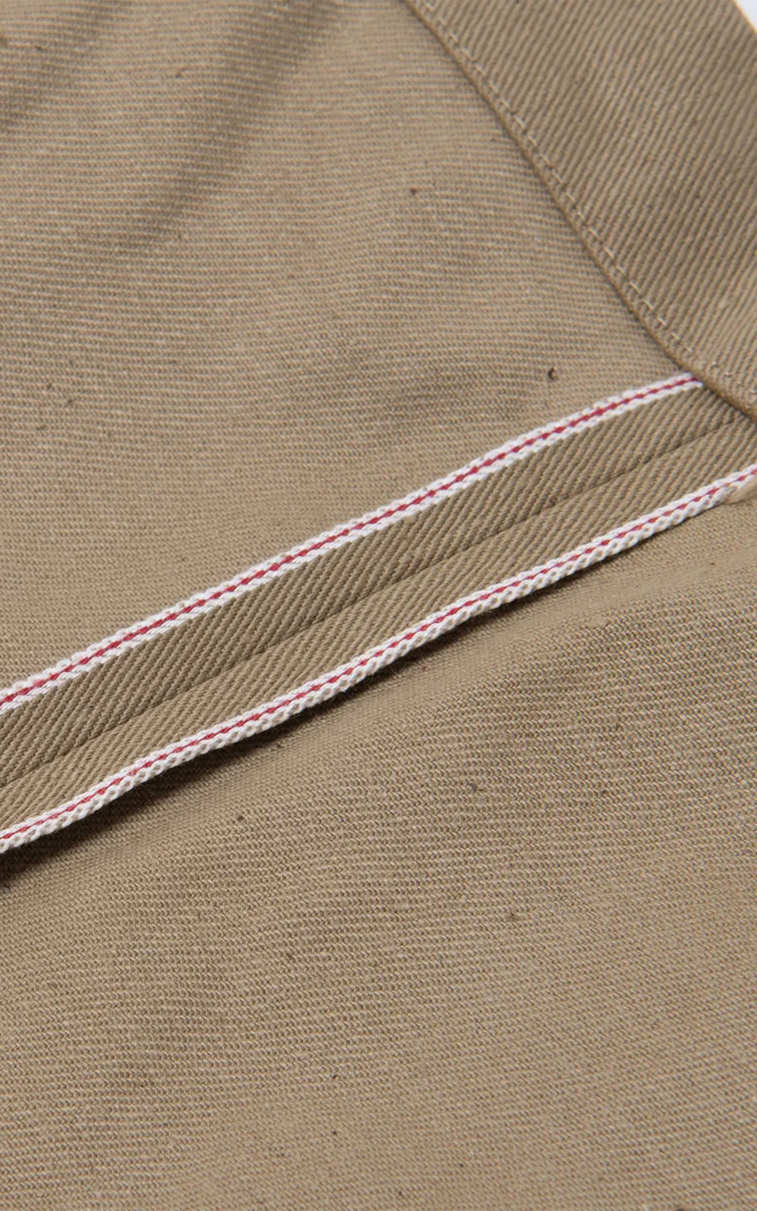 Orgueil OR-1133 Cotton Wide Selvedge Trousers Beige - Image 12