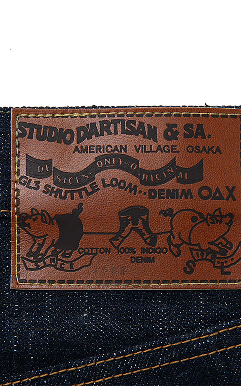 Studio D'Artisan SD-1001 GL3 Regular Straight Selvedge Jeans One Wash Indigo - Image 10