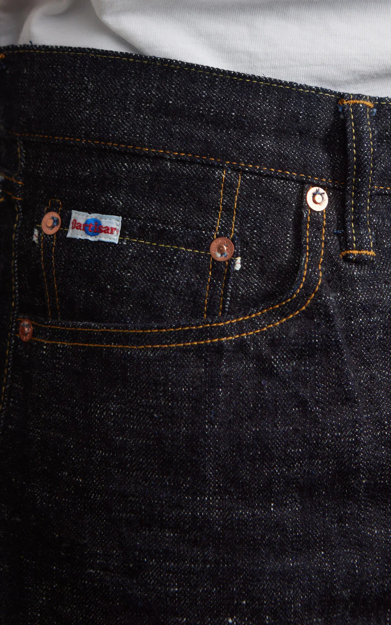 Studio D'Artisan SD-1001 GL3 Regular Straight Selvedge Jeans One Wash Indigo - Image 6