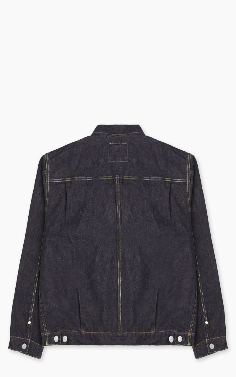 Studio D'Artisan SD-412 Type 2 Selvedge Denim Jacket Indigo - Image 3