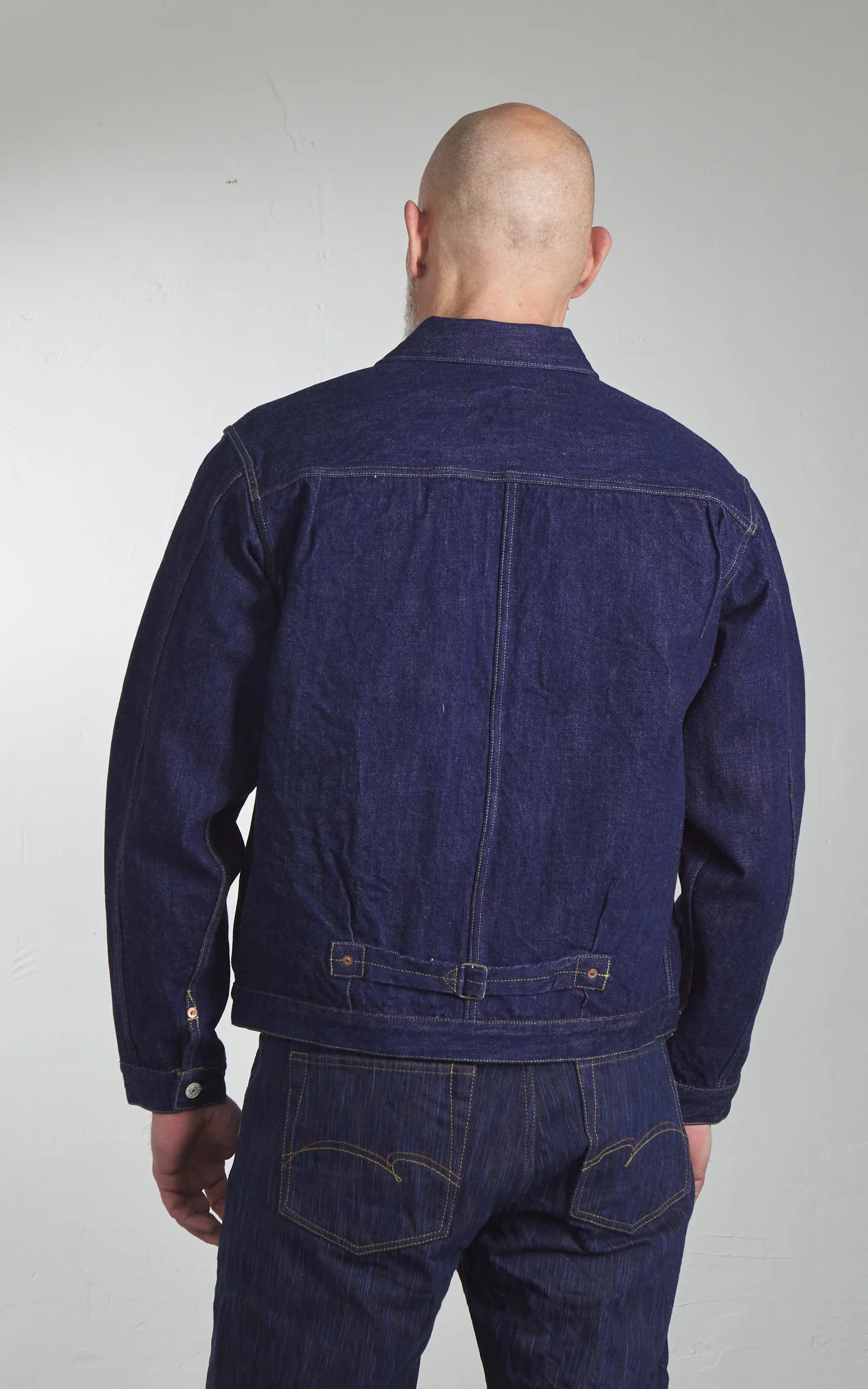 Studio D'Artisan SD-DO1J "The Origin" Type 1 Denim Jacket One Wash Indigo - Image 5