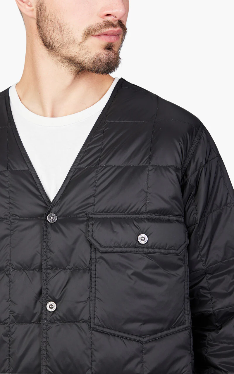 Taion Down Work Cardigan Black - Image 5
