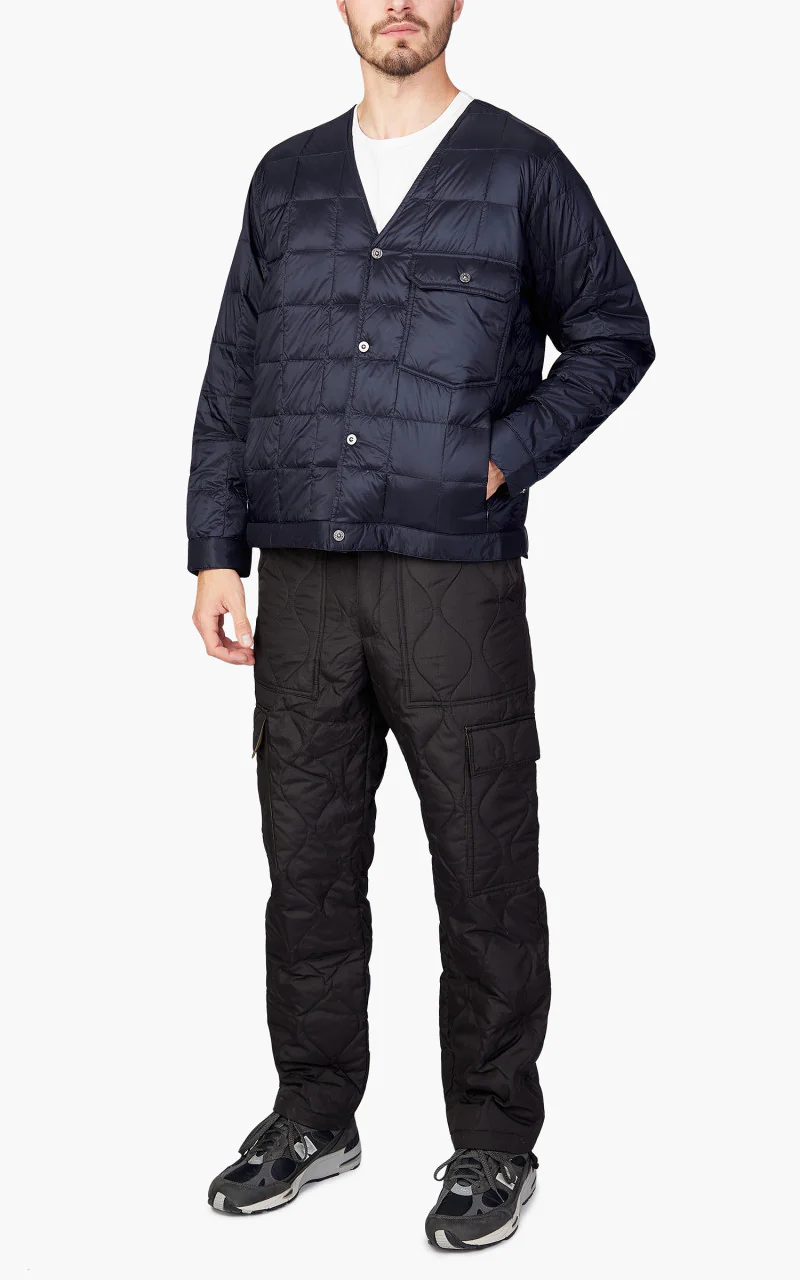 Taion Down Work Cardigan Navy - Image 2