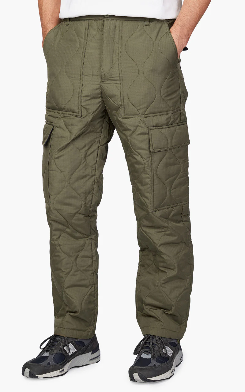 Taion Military Cargo Down Pants Dark Olive - Image 4
