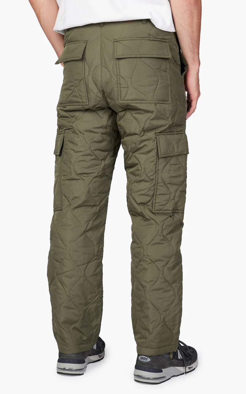 Taion Military Cargo Down Pants Dark Olive - Image 5