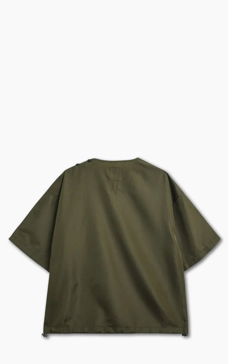 Taion Military Half Sleeve Cut Sew T-Shirt Dark Olive - Image 10