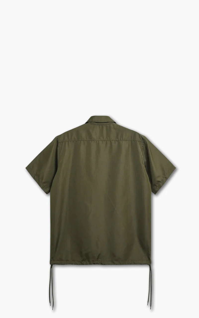 Taion Military Half Sleeve Shirt Dark Olive - Image 6