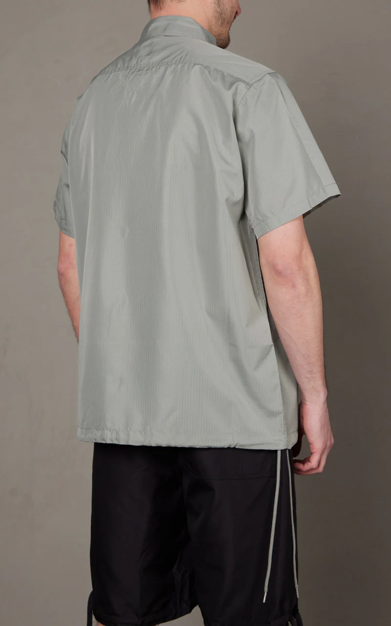 Taion Military Half Sleeve Shirt Sage Green - Image 5