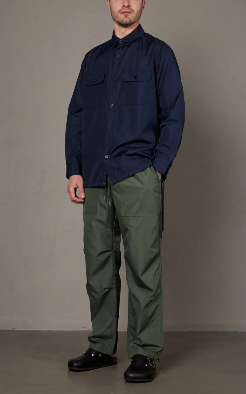 Taion Military Long Sleeve Shirt Dark Navy - Image 2