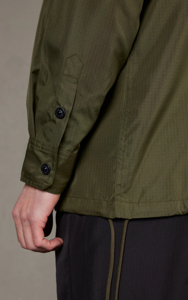 Taion Military Long Sleeve Shirt Dark Olive - Image 6