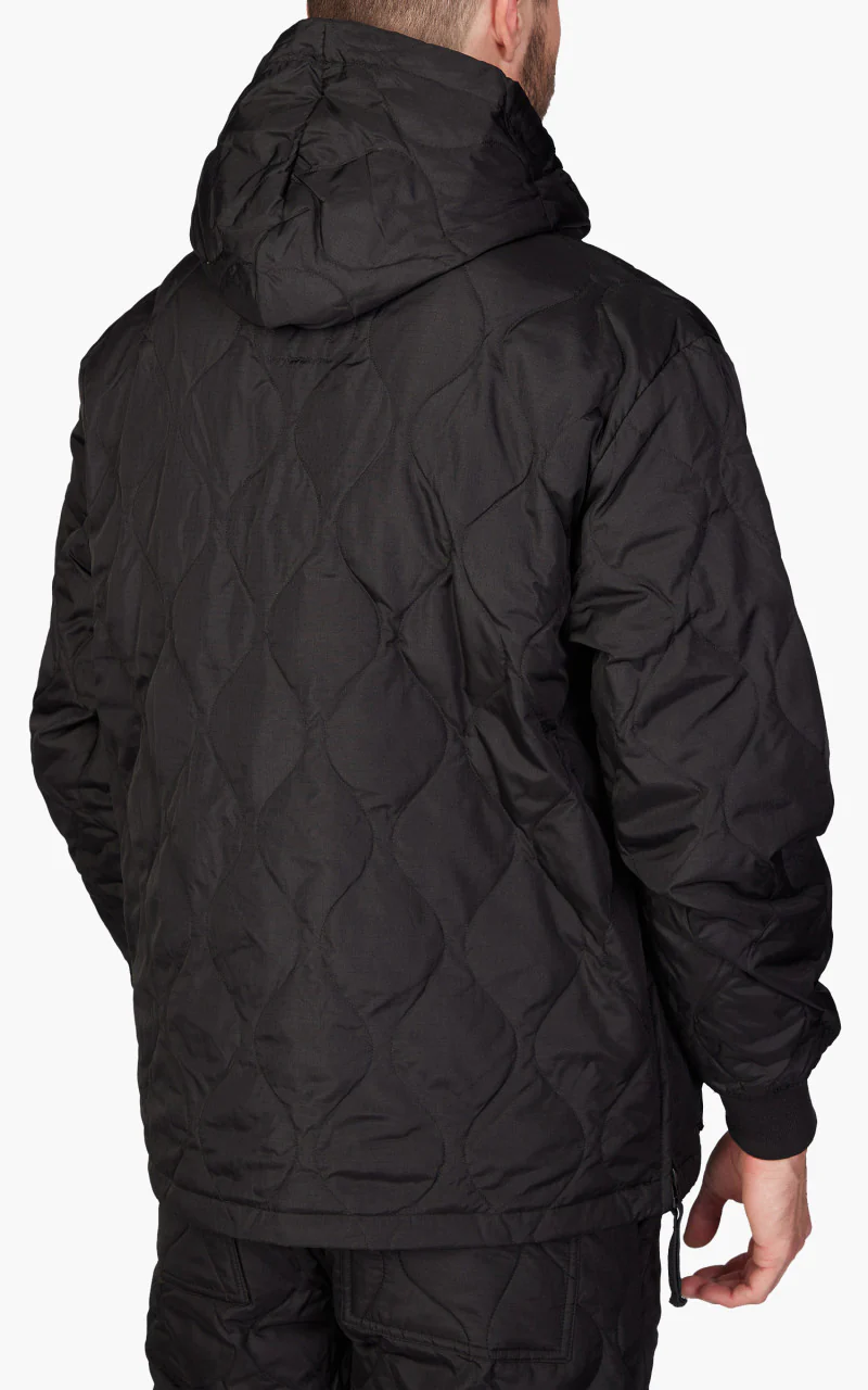 Taion Military Pull Over Hoodie Black - Image 4
