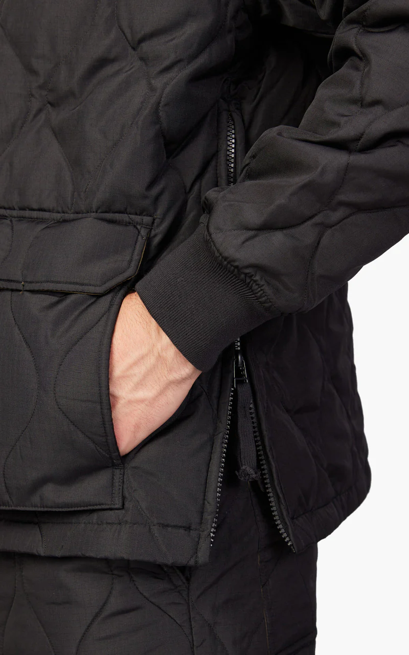 Taion Military Pull Over Hoodie Black - Image 6