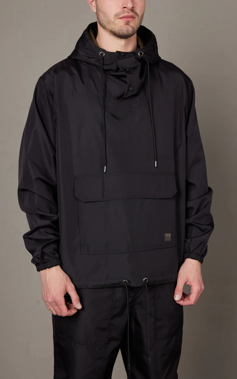 Taion Military Reversible Anorak Parka Black - Image 6