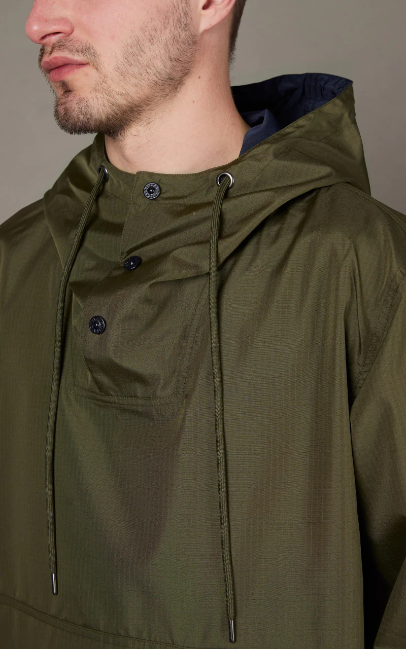 Taion Military Reversible Anorak Parka Dark Olive - Image 10