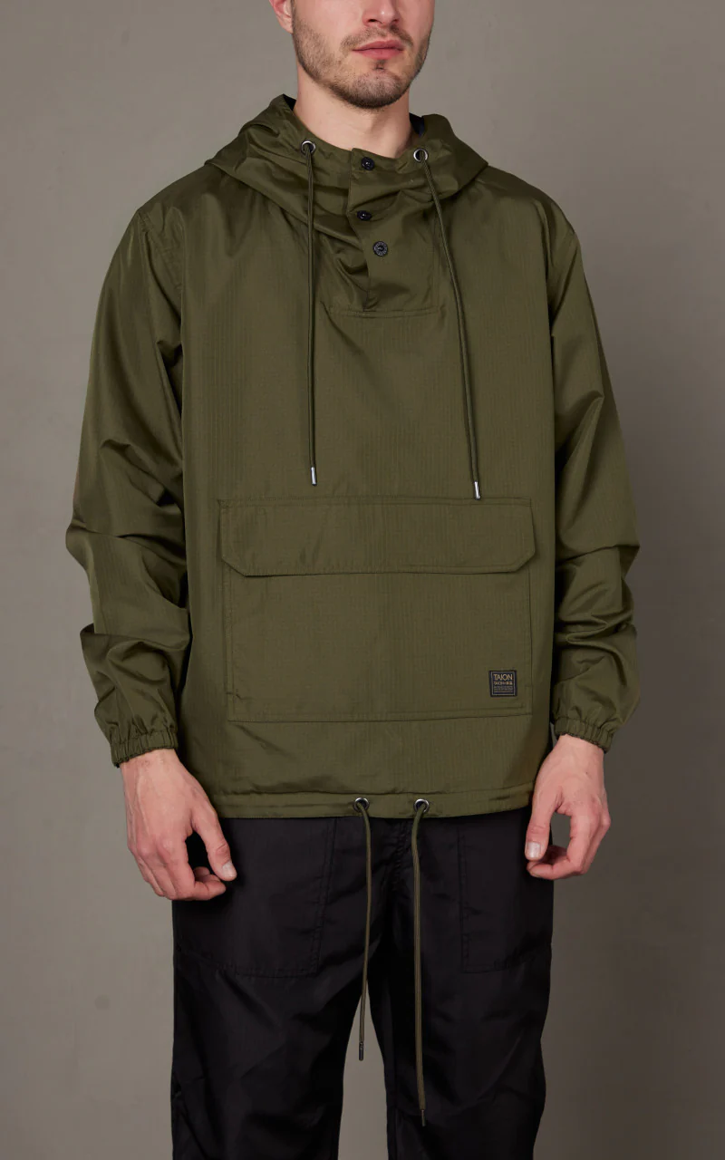 Taion Military Reversible Anorak Parka Dark Olive - Image 8