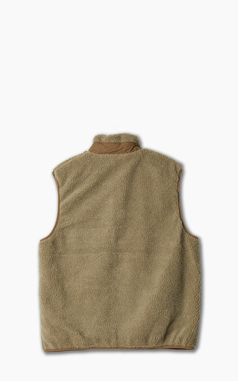Taion Mountain Reversible Down x Boa Vest Light Brown/Beige - Image 15