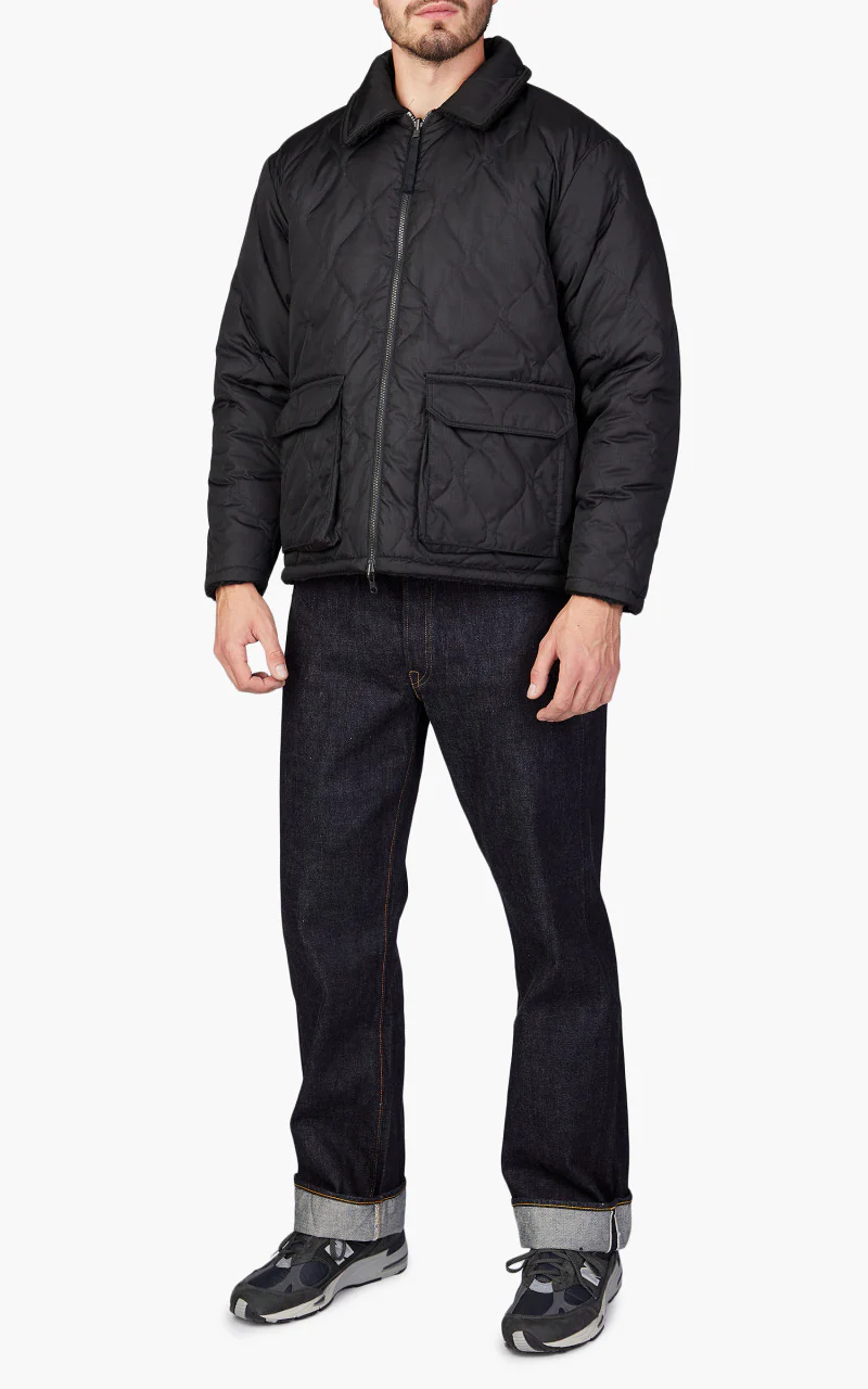 Taion Reversible Military Down Jacket Black/Black - Image 2
