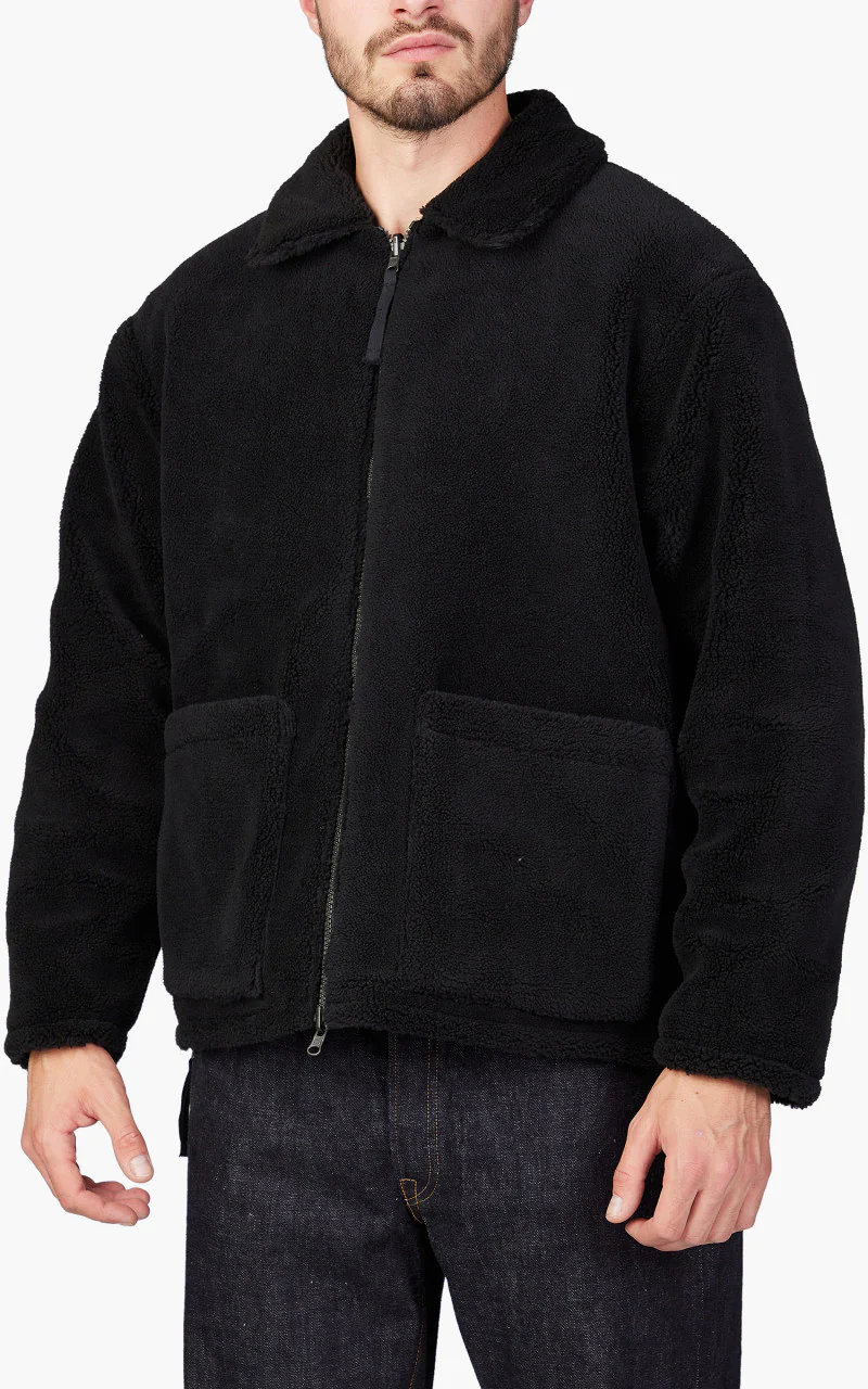 Taion Reversible Military Down Jacket Black/Black - Image 5