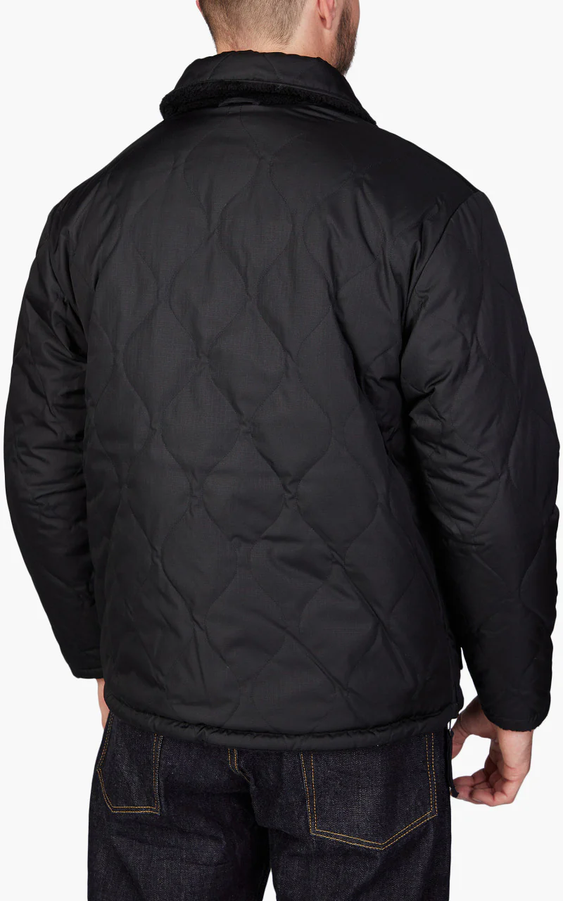 Taion Reversible Military Down Jacket Black/Black - Image 8