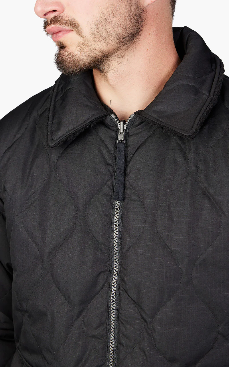 Taion Reversible Military Down Jacket Black/Black - Image 9
