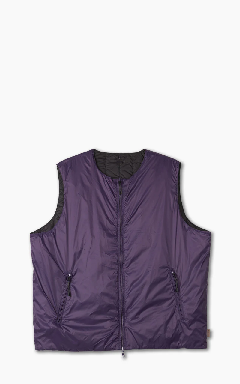 Taion x Beams Lights Reversible China Inner Vest Black/Purple - Image 2