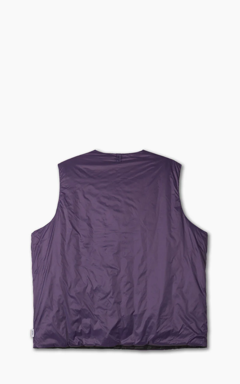 Taion x Beams Lights Reversible China Inner Vest Black/Purple - Image 5