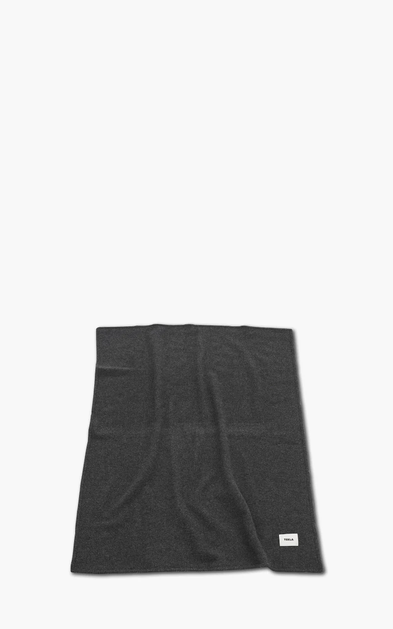 TEKLA Merino Wool Blanket Solid Grey Melange - Image 2