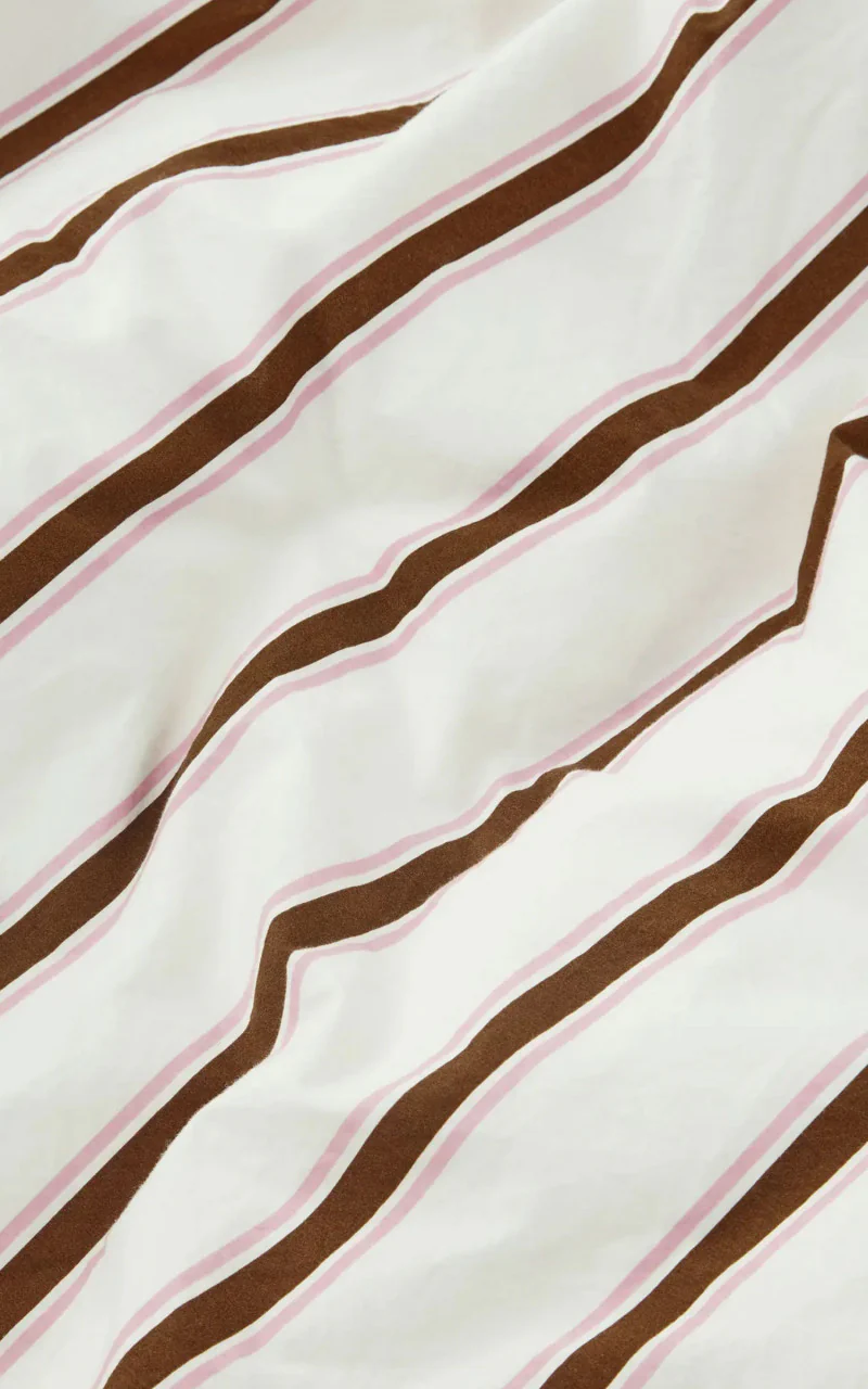TEKLA Percale Bedding Single Duvet Cover Anholt Stripes - Image 3