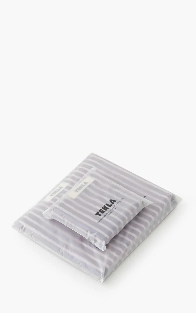 TEKLA Terry Towel Stripes Red/Rose Stripes - Image 5
