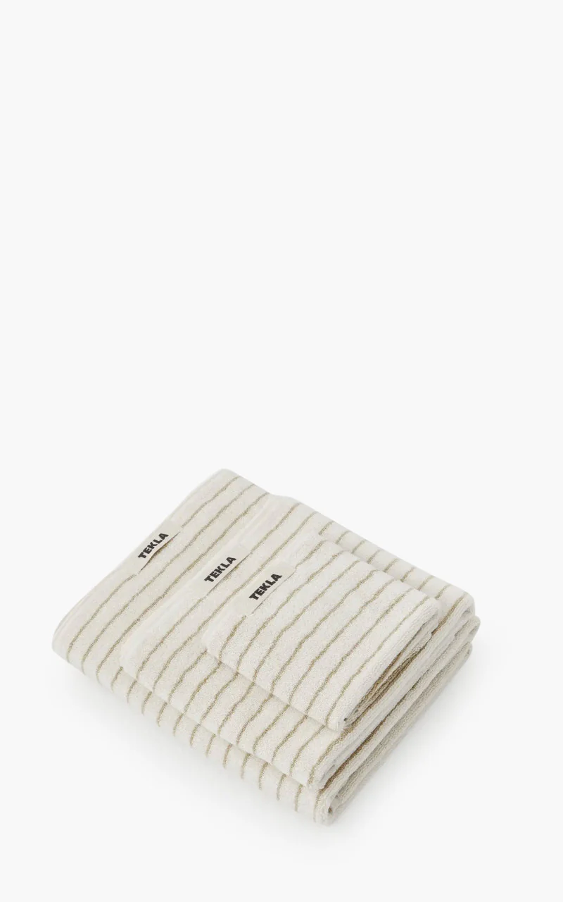 TEKLA Terry Towel Stripes Sienna Stripes - Image 3
