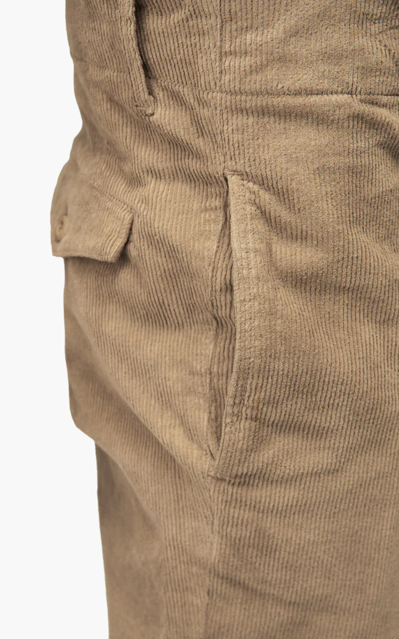 Tellason Army Chino Vell 11 Cord Taupe - Image 6