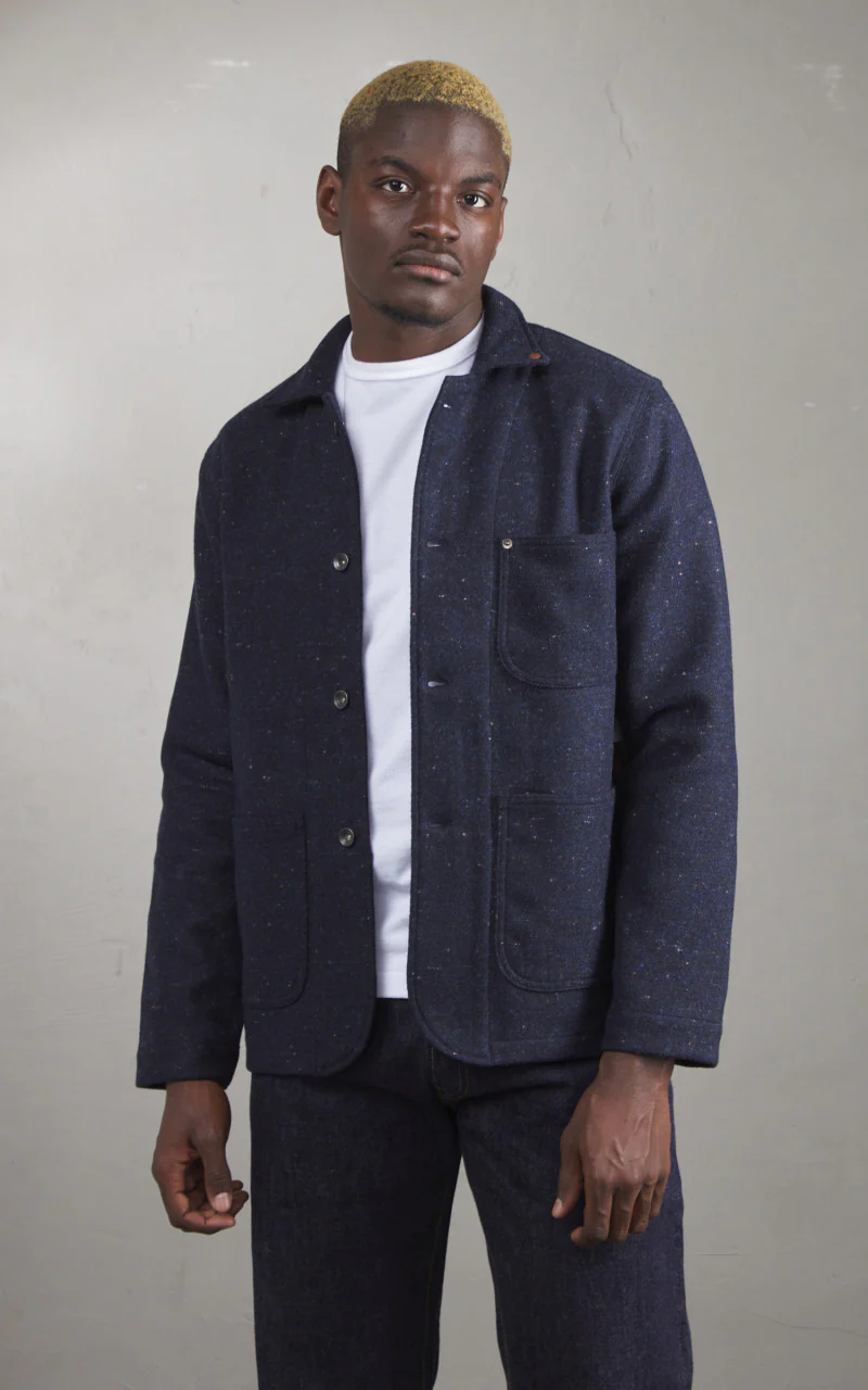 Tellason Baker Jacket Tommy Wool Navy - Image 2
