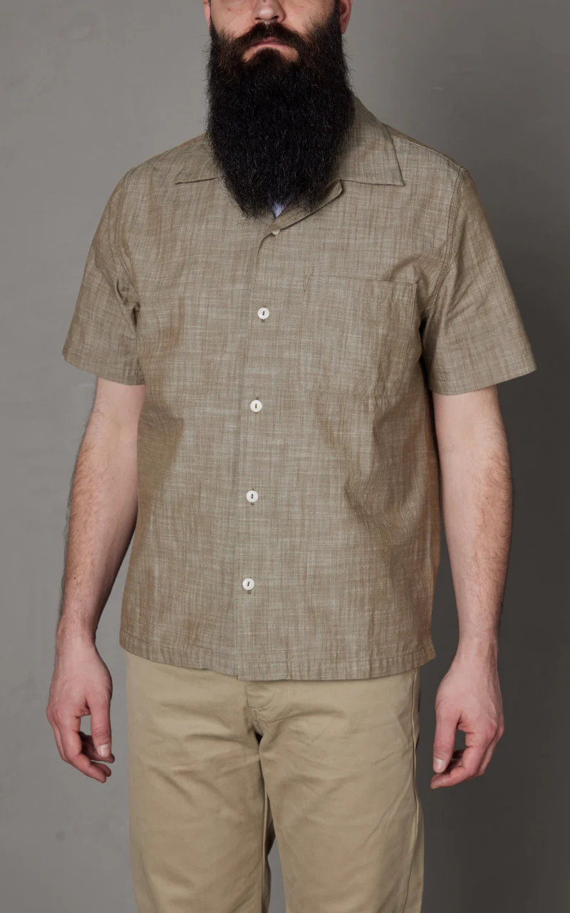 Tellason Bowling Shirt Green - Image 2